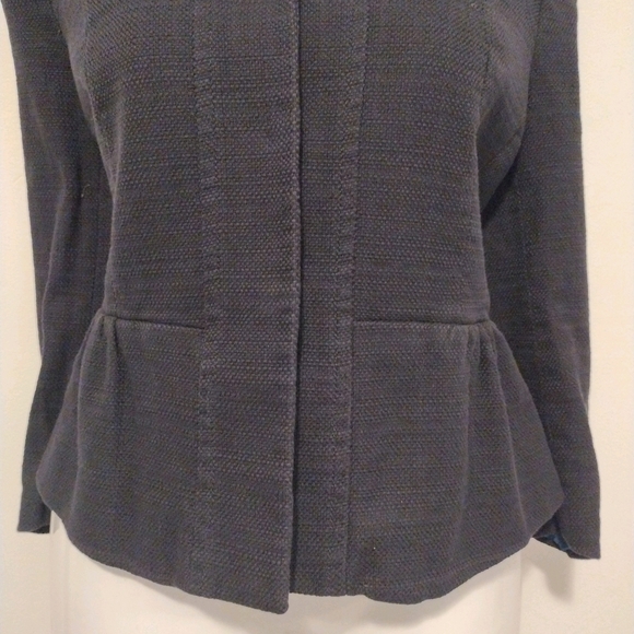 Ann Taylor - 3 Quarter Sleeves Cropped Blazer - Picture 3 of 14